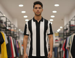 Menβs Half Sleeve Polo-Style T-Shirt
