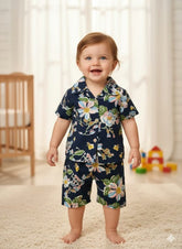 Toddler Hawaiian Shirt and Shorts Set