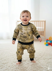 Printed Baby Outfit Set