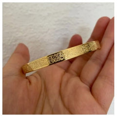 Pack of 3 AYATUL KURSI Islamic Bracelet - Engraved Bracelet | Adjustable | Best Eid Gift | Luxury Jewellery